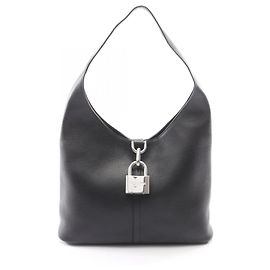 Sac Hobo LOCKER NORTH-SOUTH Medium Balenciaga Noir