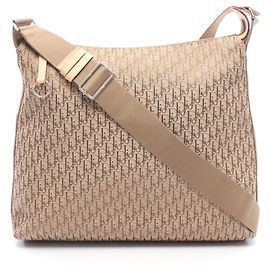 Sac à épaule Christian Dior Dior Trotter Marron Beige