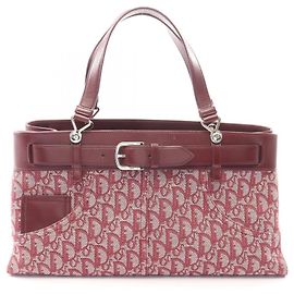 Christian Dior Dior Trotter Handbag Dark red