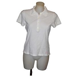 Woolrich Polo bianca in cotone da donna Bianco