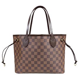 Saco Tote Louis Vuitton Neverfull PM Damier Marrom