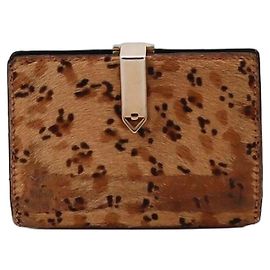 Bottega Veneta Intrecciato Card Holder Brown Black