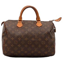 Sac à main Louis Vuitton Speedy 30 Monogram Canvas Marron Monogramme