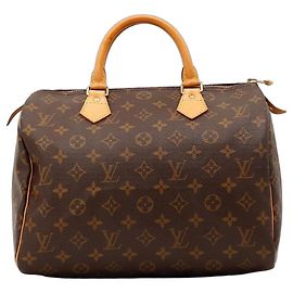 Bolsa Louis Vuitton Speedy 30 Monogram Canvas Marrom Monograma