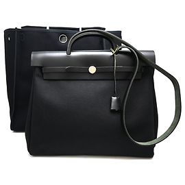 Hermès Borsa a tracolla Hermes Herbag MM Nero