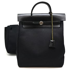 Hermès Hermes Herbag Ad PM Shoulder Bag Black