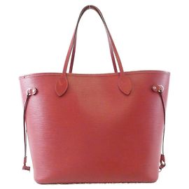 Bolsa Louis Vuitton Epi Neverfull MM Fuschia