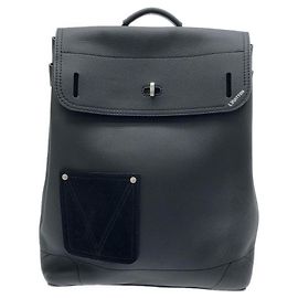 Louis Vuitton LV Touch Leather Steamer Backpack M27063 Black