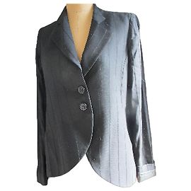 Emporio Armani blazer jacket, size 42IT. Black