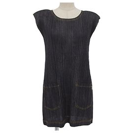 Issey Miyake PLEATS PLEASE Tunic Polyester Tunic Black
