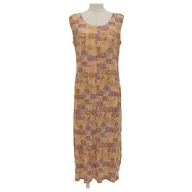Issey Miyake Vestido Multi Polyester PLEATS PLEASE Multicolor
