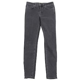 Yves Saint Laurent Pantalon en denim Saint Laurent Paris Noir
