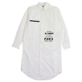 Camicia a maniche lunghe in cotone Jil Sander Bianco