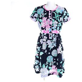Autre Marque Vestido de algodón LEONARD Negro
