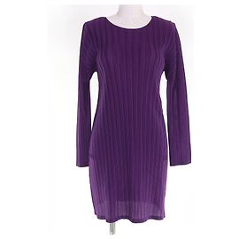 Issey Miyake Robe PLEATS PLEASE Robe en Polyester Violet