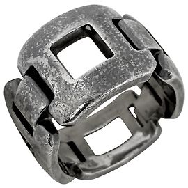 Hermès Hermes HERMES Ring Ensemble Sterling Silver 925 Silvery