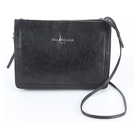 Borsa a tracolla in pelle Balenciaga Nero