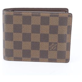Louis Vuitton Damier Portefeuille Florin Bi-fold Wallet Damier ebene