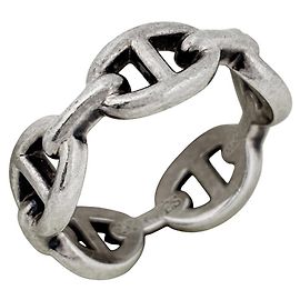 Hermès Hermes Chaine d'Ancre Enchainee PM Ring Silber