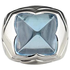 Bulgari BVLGARI Pyramide Ring mit blauem Topas Andere