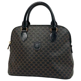 Céline Bolsa Celine com padrão Macadam Preto