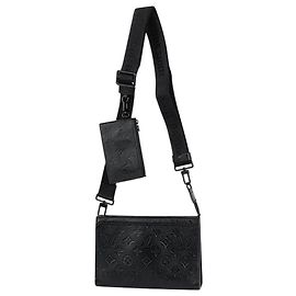 Louis Vuitton Gaston Wearable Wallet Shoulder Bag Black