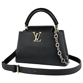 Louis Vuitton Capucines BB Handbag Black