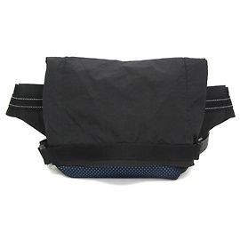 Borsa cintura Bottega Veneta in nylon Paper Touch Nero Blu