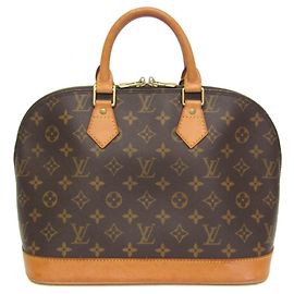 Louis Vuitton Monogram Alma Handtasche Braun