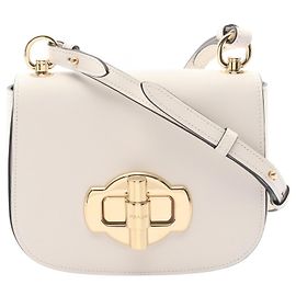 Bolsa de Ombro Prada City Calf Branco
