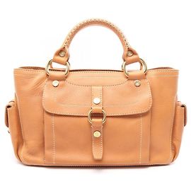 Céline Celine Boogie Bag Handbag Beige