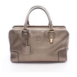 Borsa Loewe Amazona 36 Metallic D'oro