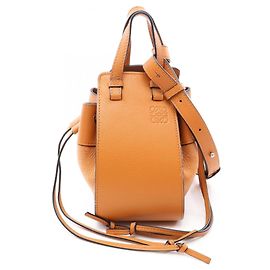 mala Loewe Hammock Mini com cordão Marrom
