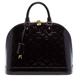 Louis Vuitton Purple Monogram Vernis Alma PM Autre Violet