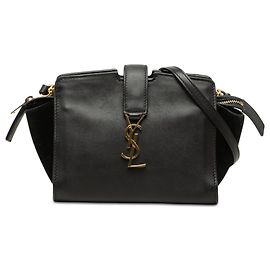 Saint Laurent Black Toy Leather Monogram Cabas Preto