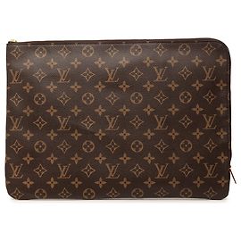 Louis Vuitton Brown Monogram Etui Voyage GM Castaño