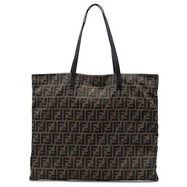 Fendi Brown Zucca Canvas Tote Brown