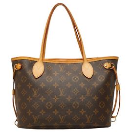 Bolso Louis Vuitton Monogram Neverfull PM Castaño Monograma