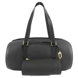 Borsa Louis Vuitton Epi Soufflot Nero