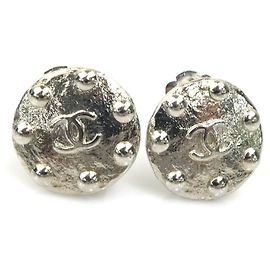 Orecchini a clip Chanel Silver Argento