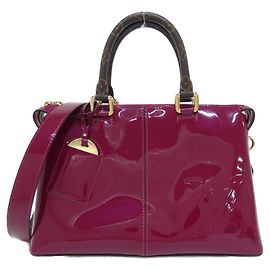 Bolso Tote Louis Vuitton Monogram Vernis Miroir Rosa Otro