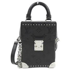 Bolso de mano Louis Vuitton Monogram Camera Box Negro