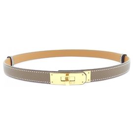 Hermès Hermes Kelly 18mm Belt Brown