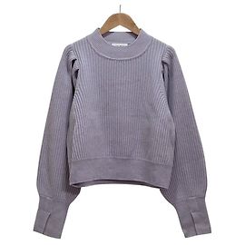 Autre Marque EMMEL REFINES Strickpullover mit Rundhalsausschnitt Lila