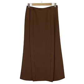 Autre Marque Saia Stretch Hiroko Koshino Marrom Camelo