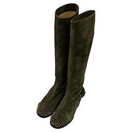 Botas altas Christian Louboutin Outro Verde