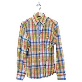 Autre Marque Psycho Bunny Check Cotton Shirt Multiple colors