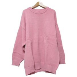 Autre Marque Sea Room Lynn Waffelstrick-Pullover Pink