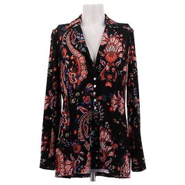 Paco Rabanne Chaqueta de jersey estampada Multicolor