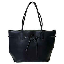 Autre Marque Repetto Leder-Tote-Bag Schwarz